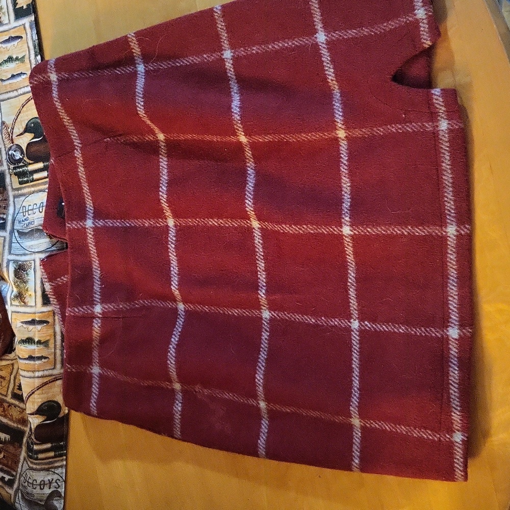 Red plaid skirt, small, LuLus brans